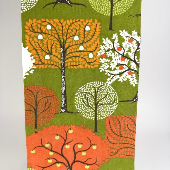 Crate & Barrel Arbor Tree Dishtowel 2020 Cotton Kitchen Towel Autumn Fall Decor - Picture 7 of 8